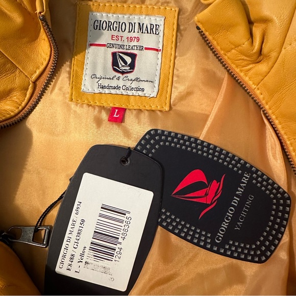 Giorgio Di Mare Genuine Leather Coat - Picture 1 of 4